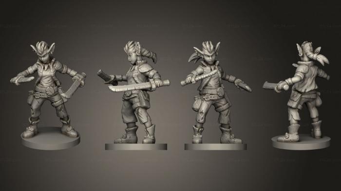 Military figurines (Goblin female ver 1 2 002, STKW_6787) 3D models for cnc