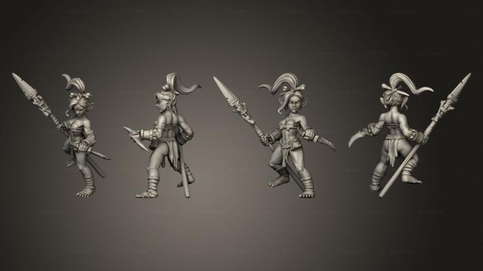 Military figurines (Goblin Fighter 01, STKW_6792) 3D models for cnc