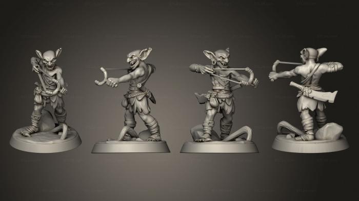 Military figurines (Goblin Fighter 04, STKW_6795) 3D models for cnc