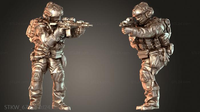US Rangers Standing Aiming Zealot