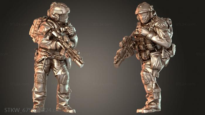 US Rangers With Rifle