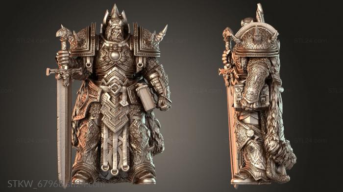 Military figurines (Uther Main Armor, STKW_67968) 3D models for cnc