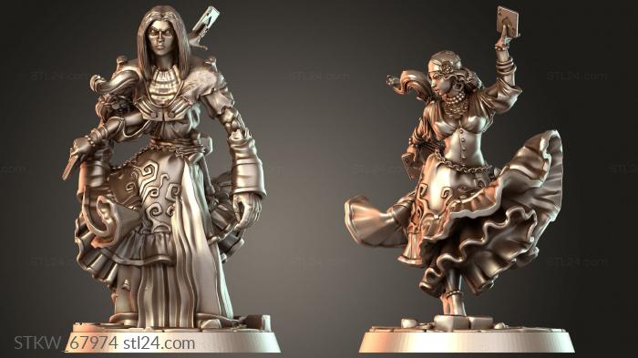 Military figurines (Vadoma the Prophetess Legendary, STKW_67974) 3D models for cnc