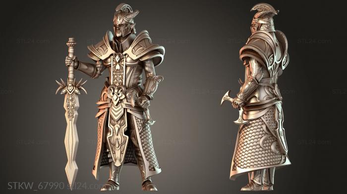 Military figurines (Valius Heroic Form, STKW_67990) 3D models for cnc
