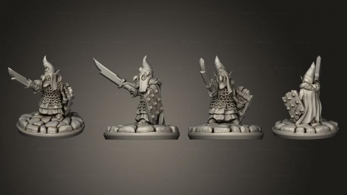 Military figurines (Goblin Hero Night, STKW_6813) 3D models for cnc