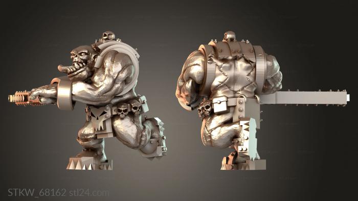 Military figurines (Veteran Broozer Hardened, STKW_68162) 3D models for cnc