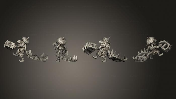 Military figurines (Goblin Hunter 2, STKW_6817) 3D models for cnc