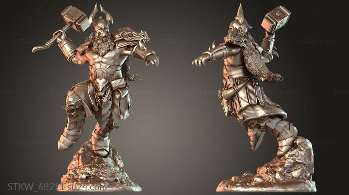 Viking Age Einherjar Attacker