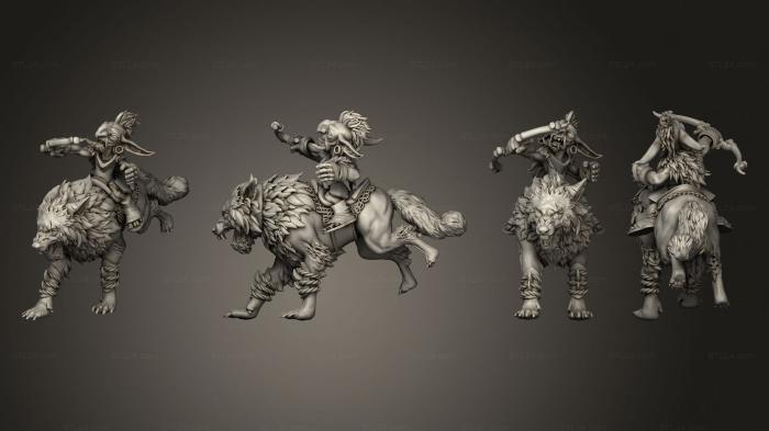 Military figurines (Goblin Rider 1 001, STKW_6824) 3D models for cnc