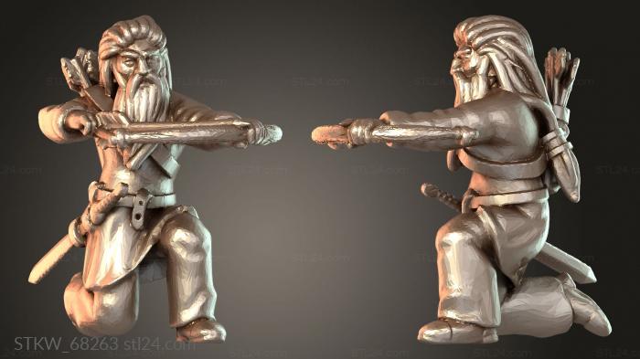 Viking With Bow Skilled