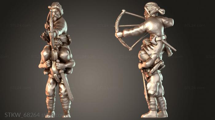 Viking With Bow and Shield