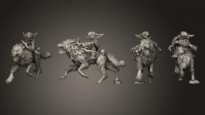 Military figurines (Goblin Rider 1 005, STKW_6828) 3D models for cnc