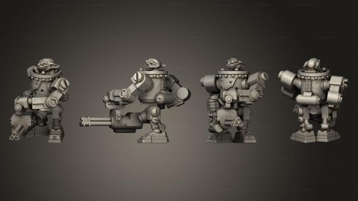 Military figurines (Goblin Robot, STKW_6830) 3D models for cnc