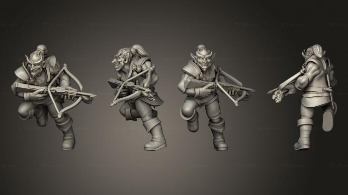 Military figurines (Goblin Rogue Pose 2, STKW_6835) 3D models for cnc
