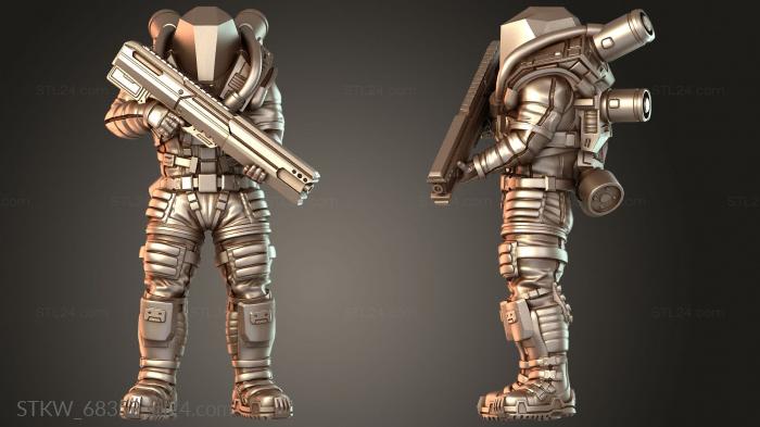 Military figurines (Voyager Nomad, STKW_68352) 3D models for cnc