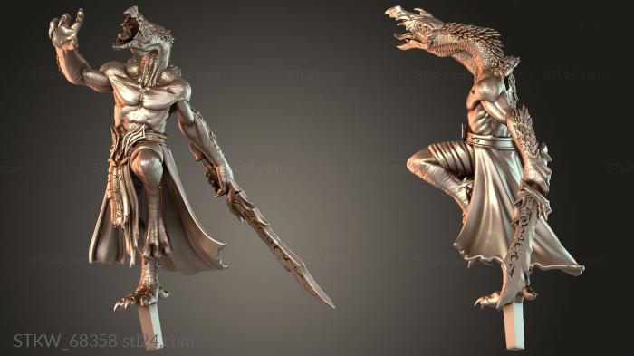 Military figurines (Vulduk Fierce, STKW_68358) 3D models for cnc