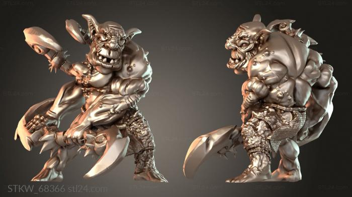 Military figurines (Wraith, STKW_68366) 3D models for cnc