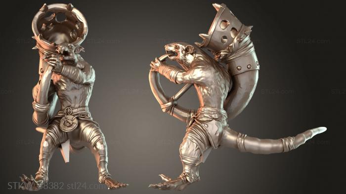 Walk Barbarian Rat Brute