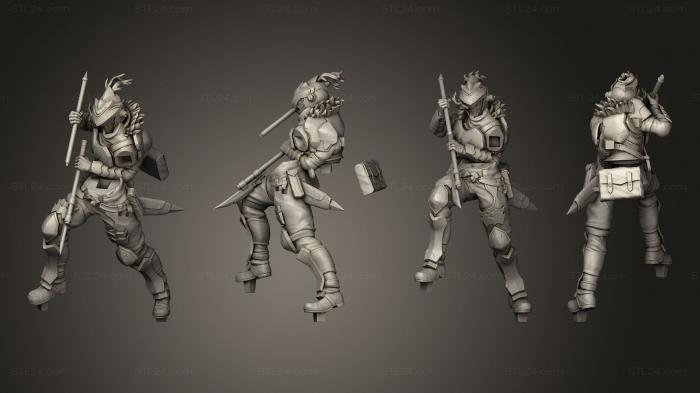 Military figurines (Goblin Slayer Neko Figurines, STKW_6839) 3D models for cnc