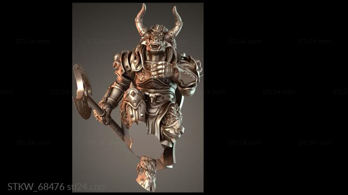 Wooly Minotaur Paladin Charge