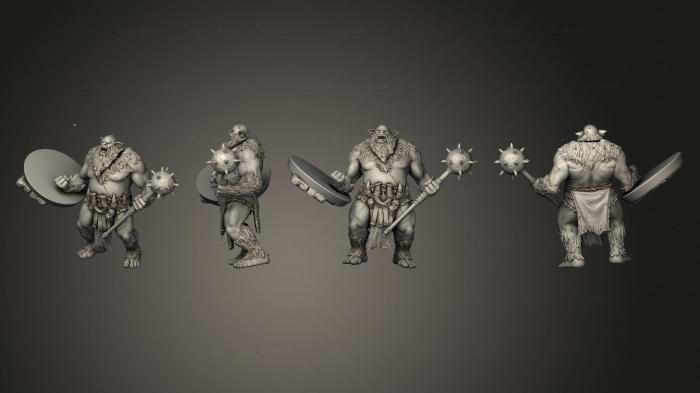 Military figurines (Goblin Trouble Bugbear Base, STKW_6848) 3D models for cnc