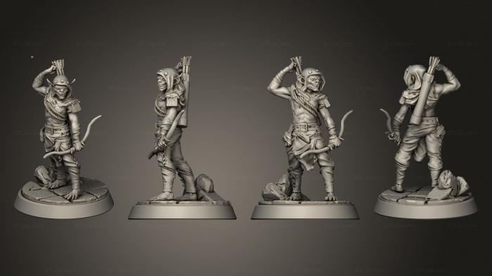 Military figurines (Goblin Trouble Hobgoblin 2, STKW_6852) 3D models for cnc