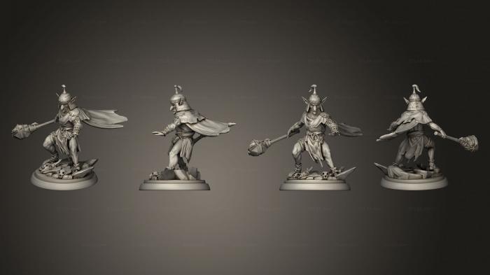 Military figurines (Goblin Warrior V 3, STKW_6861) 3D models for cnc