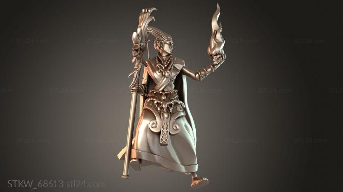 Warlock Tiefling Staffbearer