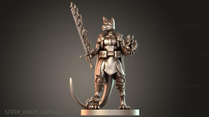 Warlocks Tabaxi Female Hexblade