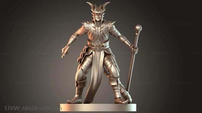 Warlocks Tiefling Male Hexblade