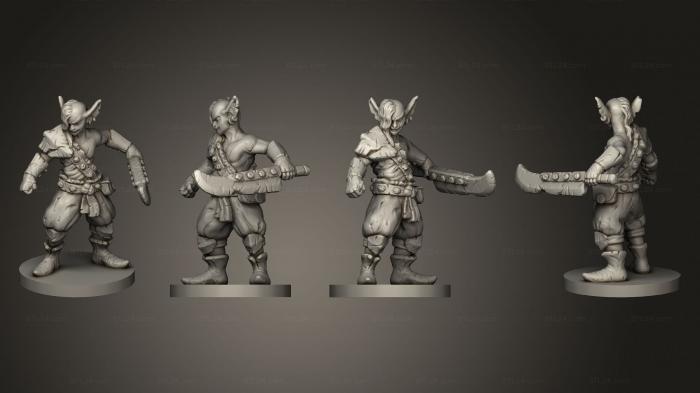 Military figurines (Goblin 01, STKW_6870) 3D models for cnc
