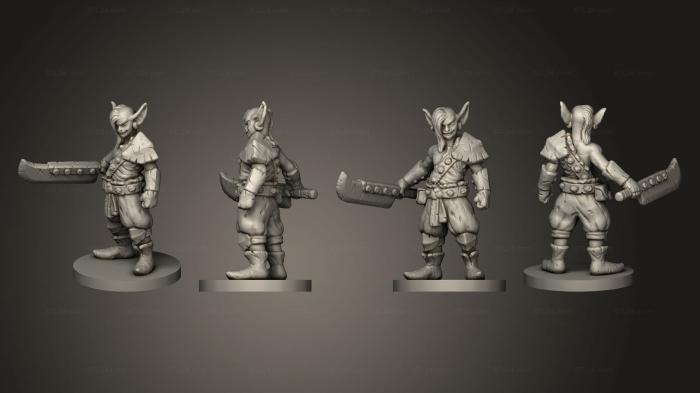 Military figurines (Goblin 02, STKW_6871) 3D models for cnc