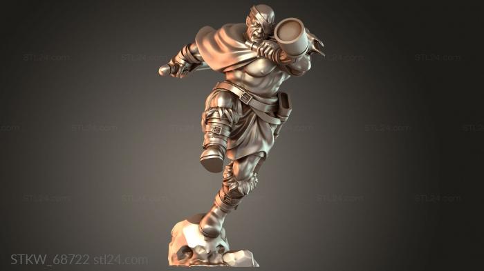 Warrior Barbarian Armed