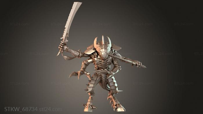 Warrior Claws and Swords