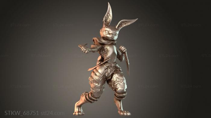 Warrior Fighting Predator