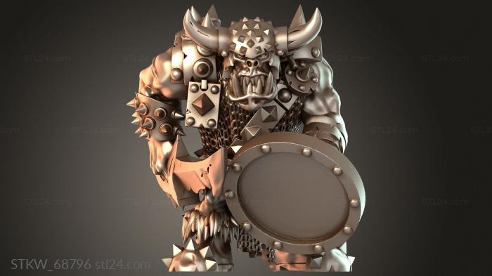 Warrior Javelins Female Orc
