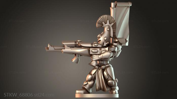 Warrior Leader Dual Pistols Banner