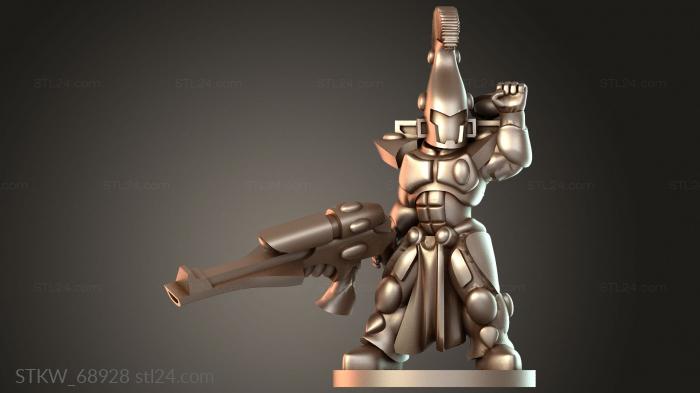 Warrior Standing Warden