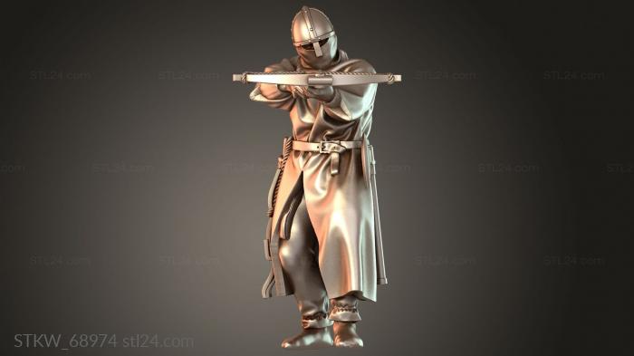 Warrior Teut Crossbowman Longbow