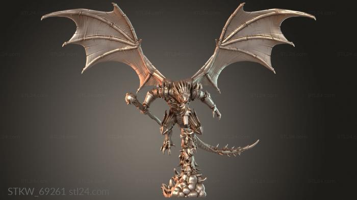 Winged Half-Dragon Firebreather
