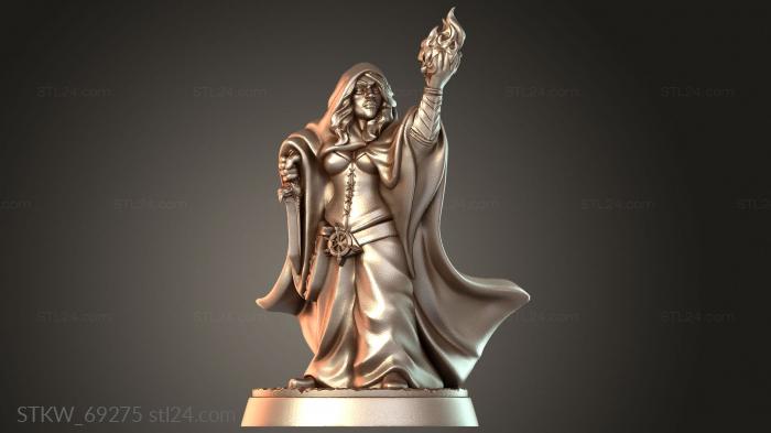Military figurines (Witch Mystic, STKW_69275) 3D models for cnc