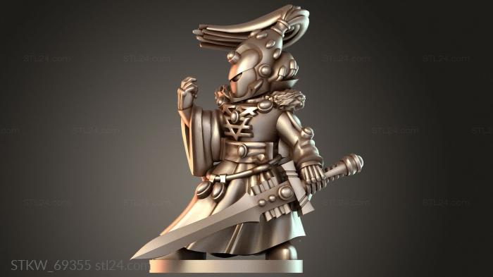 Military figurines (Wizard Sword Vanguard, STKW_69355) 3D models for cnc
