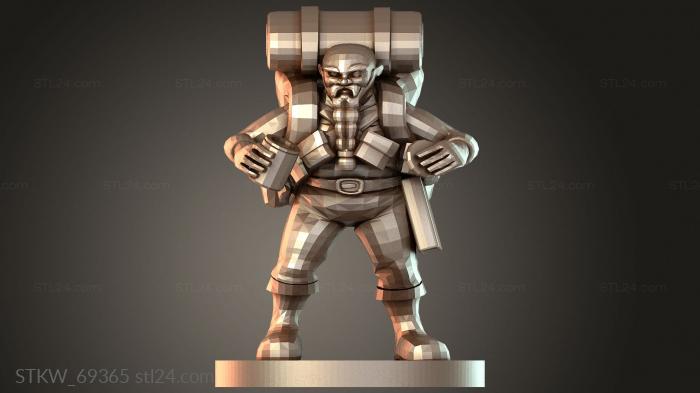 Wizards Dwarf with Components