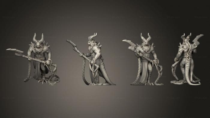 Military figurines (Gotten Games Denizens Of Hell Barbed Tormentor C, STKW_6939) 3D models for cnc