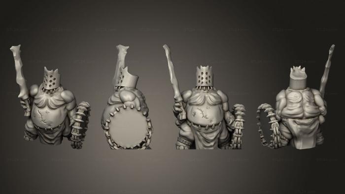 Military figurines (Gotten Games Denizens Of Hell Bloated Champion, STKW_6944) 3D models for cnc