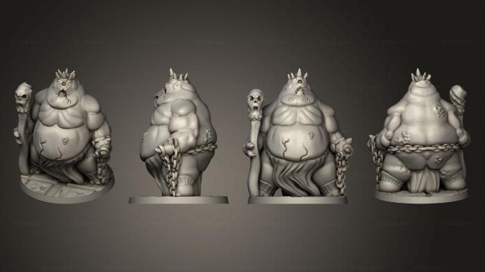 Military figurines (Gotten Games Denizens Of Hell Bloated Tormentor B Based, STKW_6947) 3D models for cnc