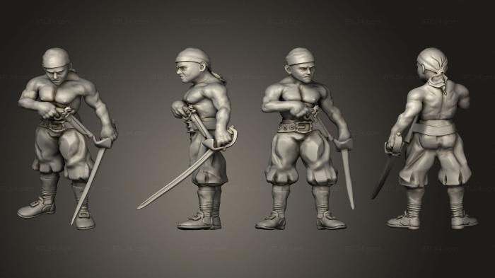 Military figurines (Grab Bag 09, STKW_6964) 3D models for cnc