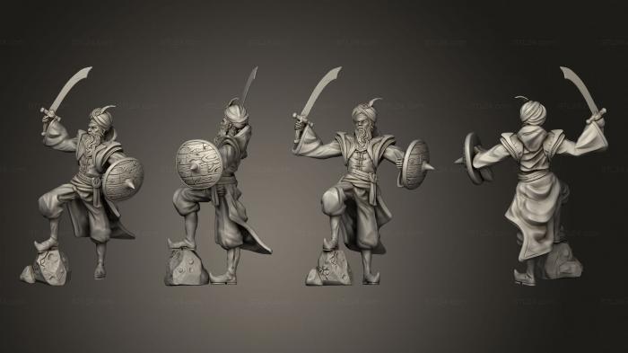 Military figurines (Grand Vizier Triumphant, STKW_6969) 3D models for cnc