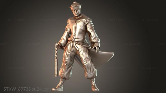 Zombie Kung Fu Monk Nunchaku