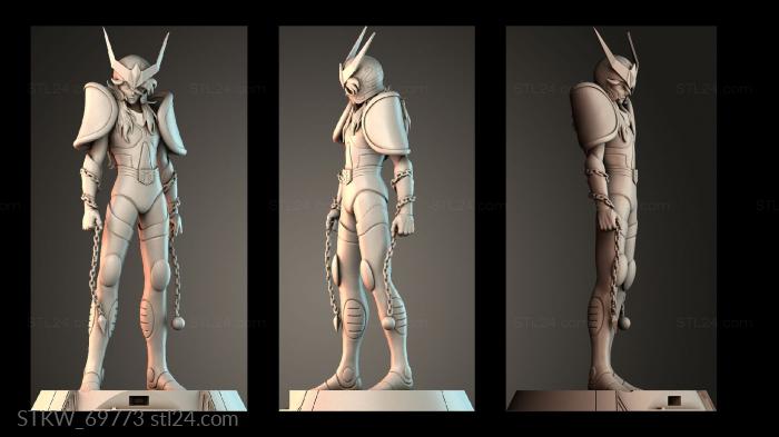 Warrior Action Figure 3d STL model